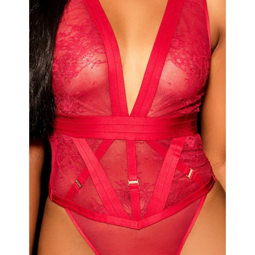 SOLD❤️Honey Birdette Belinda Crimson Bodysuit Size Small NWT